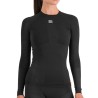 Kvinner termisk t-skjorte Sportful 2nd Skin W Tee Long Sleeve svart